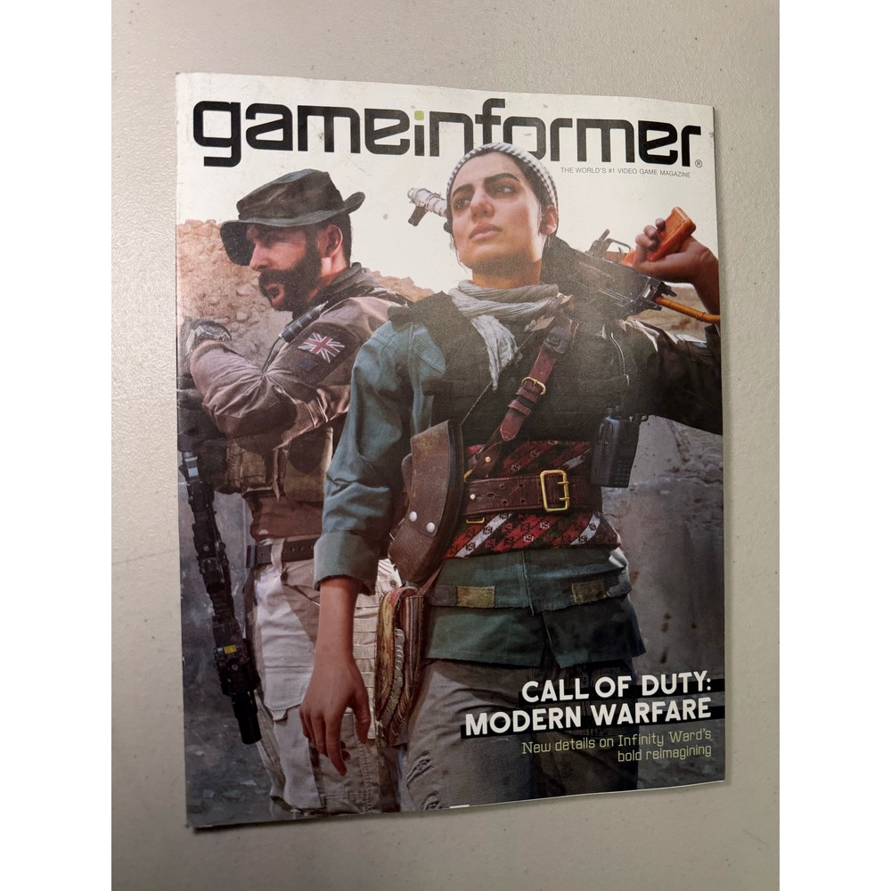 Game Informer Magazine Call of Duty Modern Warfare Infinity Ward Cover Issue
